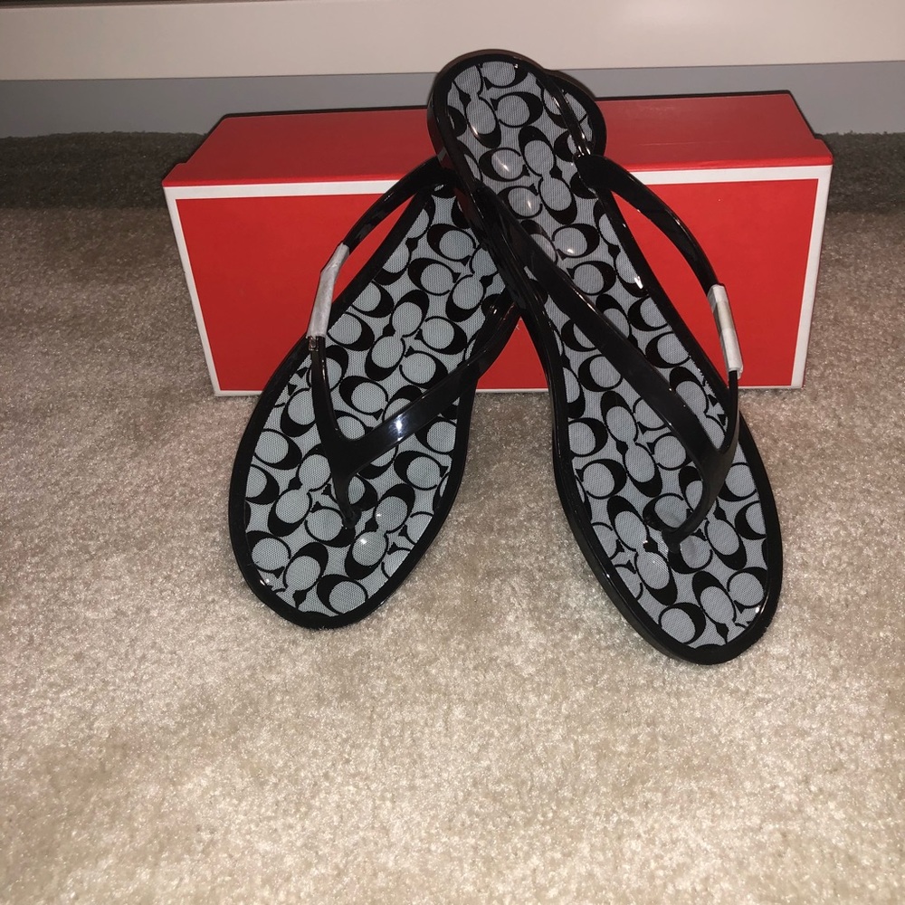 NWOT- Coach Jelly Sandals